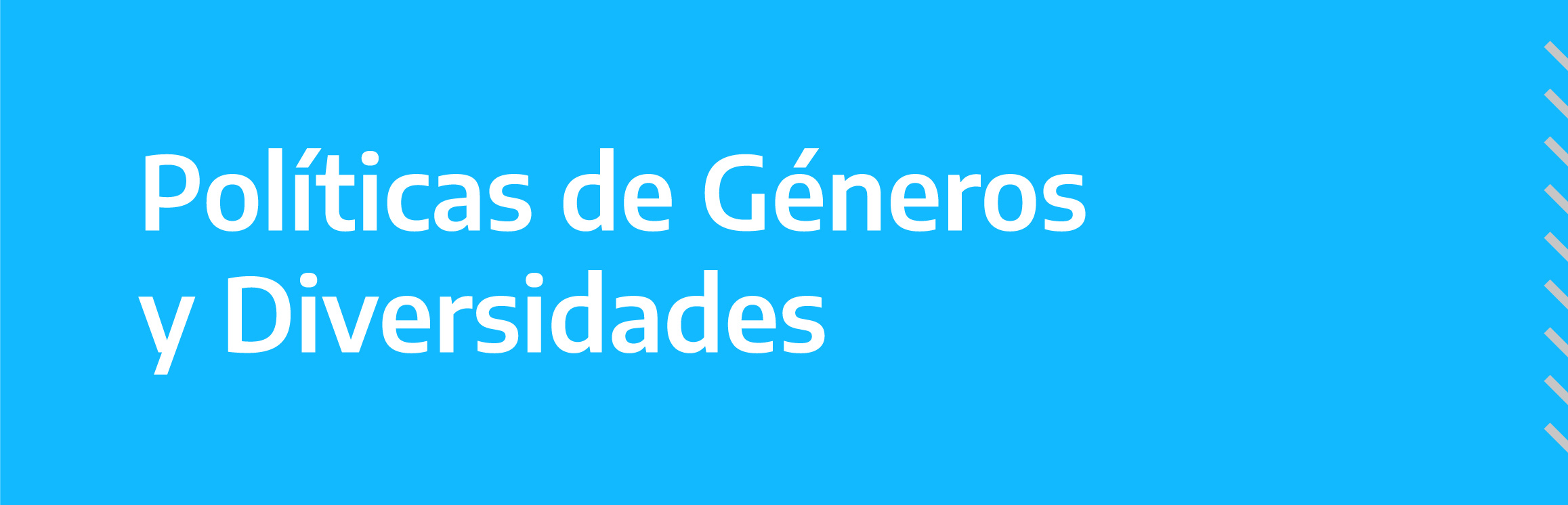 Políticas de Géneros y Diversidades