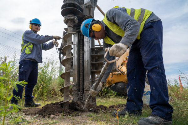 Obras complementarias en el Parque Industrial Curtidor