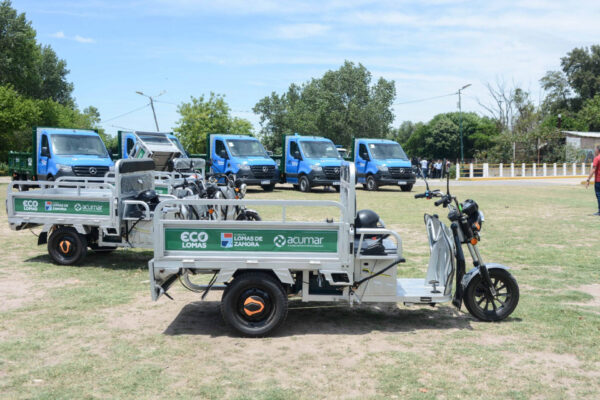 motos para manejo sustentable de los residuos en Lomas