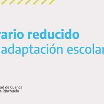 Reducción horaria - Adaptación escolar