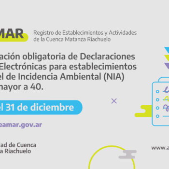 Las empresas con Nivel de Incidencia Ambiental igual o mayor a 40 deberán actualizar sus datos